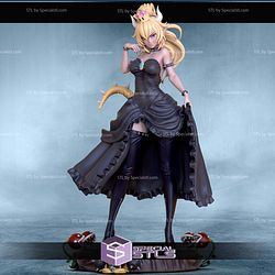 Bowsette Black Dress 3D Print Files