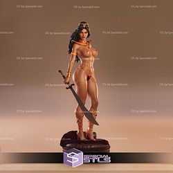 Dejah Thoris and Sword Sexy 3D Print Files