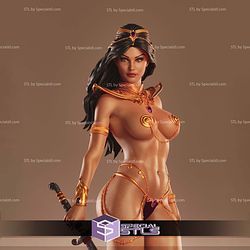 Dejah Thoris and Sword Sexy 3D Print Files