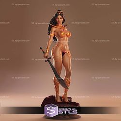 Dejah Thoris and Sword Sexy 3D Print Files