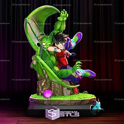 Goku Kid Fight Tambourine 3D Print Files