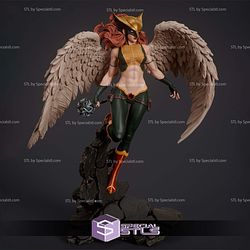 Hawkgirl with Mask 3D Print Files