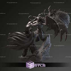 Illidan vs Arthas Warcraft 3D Print Files