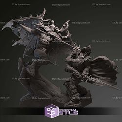 Illidan vs Arthas Warcraft 3D Print Files