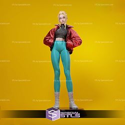 Modern Girl in Jacket 3D Print Files