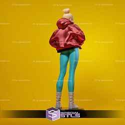 Modern Girl in Jacket 3D Print Files