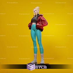 Modern Girl in Jacket 3D Print Files