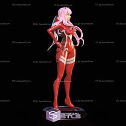 Zero Two Tongue Out 3D Print Files