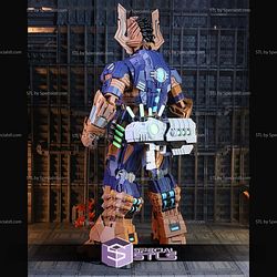 Battlegeus Galactus Articulated 3D Print Files