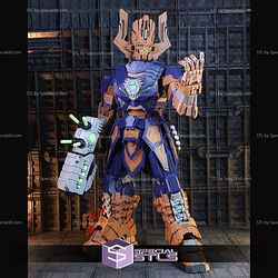 Battlegeus Galactus Articulated 3D Print Files