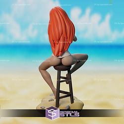 Beach Girl Pin Up Collection 3D Print Files