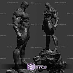 Black Panther on Panther Base V2 3D Print Files