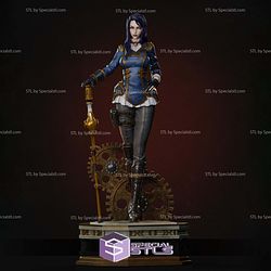 Caitlyn and Gun Standing Arcane 3D Print Files