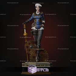 Caitlyn and Gun Standing Arcane 3D Print Files