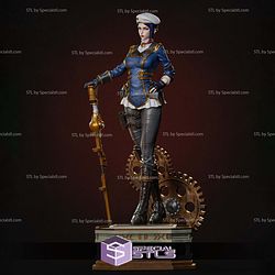 Caitlyn and Gun Standing Arcane 3D Print Files