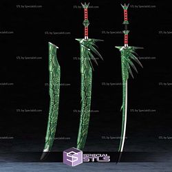 Cosplay STL Files Monster Hunter Huntsman Sword