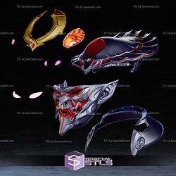 Cosplay STL Files Tekken Yoshimitsu Helmet