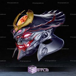 Cosplay STL Files Tekken Yoshimitsu Helmet