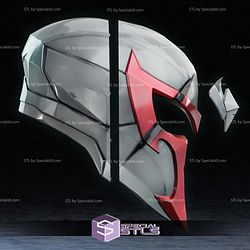 Cosplay STL Files Magneto Rivals V2 Helmet