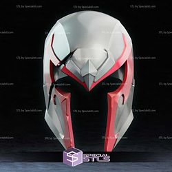 Cosplay STL Files Magneto Rivals V2 Helmet