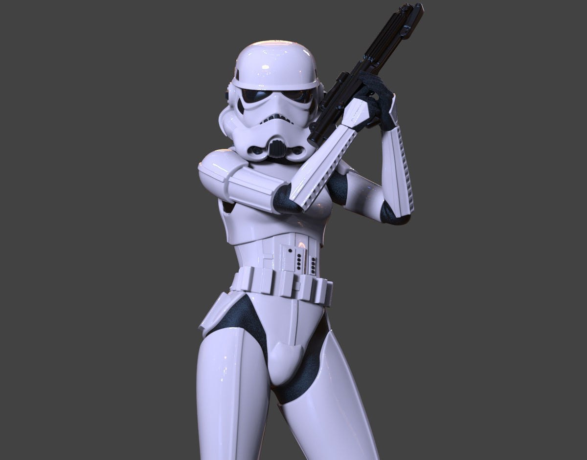 Trooper Female Suit From Star Wars