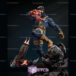 Cyclops Angry Diorama 3D Print Files