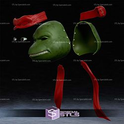 Cosplay STL Files TMNT Raphael Helmet