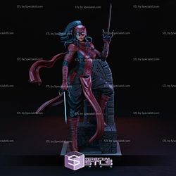 Daredevil Woman Version Pose 2 3D Print Files