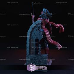 Daredevil Woman Version Pose 2 3D Print Files