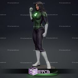 Jessica Cruz Green Lantern Super Thicc 3D Print Files