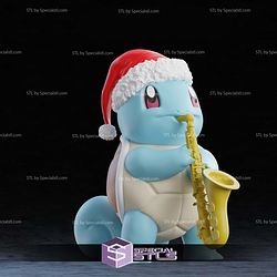 Life Size Christmas Saxophone Squirtle STL Files