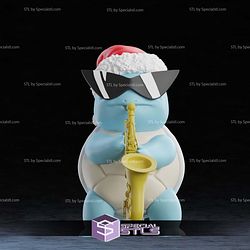 Life Size Christmas Saxophone Squirtle STL Files