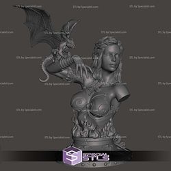 Mother of Dragon Daenerys Targaryen Bust 3D Print Files