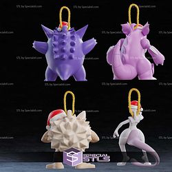 Pokemon Christmas Decoration STL Files