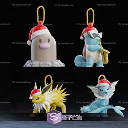 Pokemon Christmas Decoration STL Files