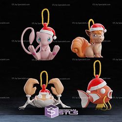 Pokemon Christmas Decoration STL Files