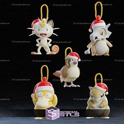 Pokemon Christmas Decoration STL Files