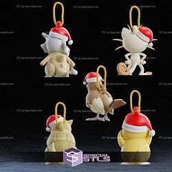 Pokemon Christmas Decoration STL Files