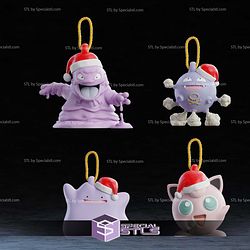 Pokemon Christmas Decoration STL Files