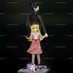 Shinobu Oshino and Araragi Koyomi 3D Print Files