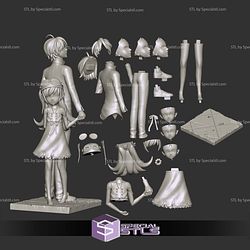 Shinobu Oshino and Araragi Koyomi 3D Print Files