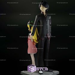 Shinobu Oshino and Araragi Koyomi 3D Print Files