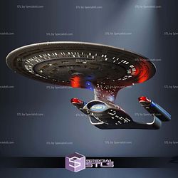 USS Enterprise NCC-1701-D Star Trek 3D Print Files