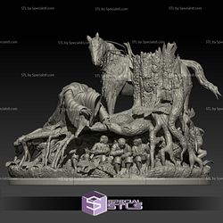 Nazgul Chase Hobbits 3D Print Files