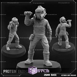 October 2024 Cyberpunk PapSikels Miniatures