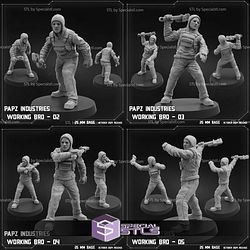 October 2024 Sci-Fi PapSikels Miniatures