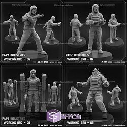 October 2024 Sci-Fi PapSikels Miniatures