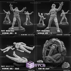 October 2024 Sci-Fi PapSikels Miniatures