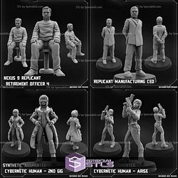 November 2024 Cyberpunk PapSikels Miniatures