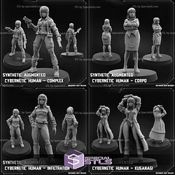 November 2024 Cyberpunk PapSikels Miniatures